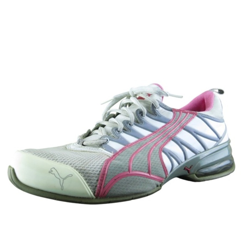PUMA 184244 Women Sneaker Shoes White Synthetic Lace Up‎ Size 10.5 Medium